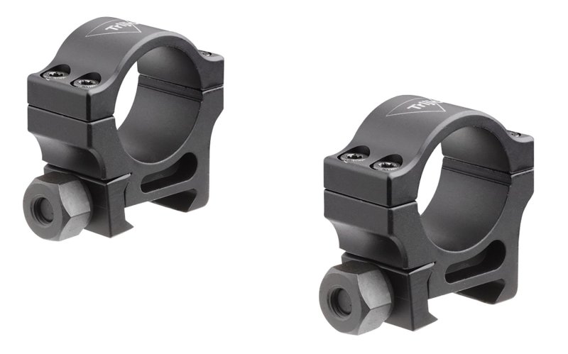 Trijicon AC22005 Riflescope Rings 1" Low Black Parkerized Aluminum