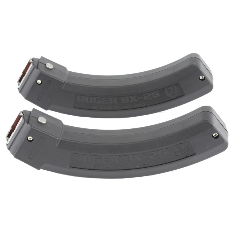 Ruger BX-25 10/22 22 LR 25 Round Magazine Black 2 Pack 90548