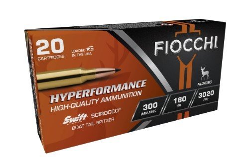 Fiocchi Hyperformance 300 Win Mag 180gr Swift Scirocco 20rd