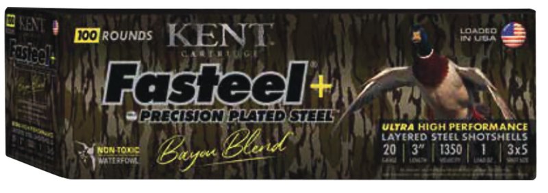 Kent Cartridge Fasteel+ CC203FSP283X5 20 Gauge 3" 1oz 3x5 1350 FPS