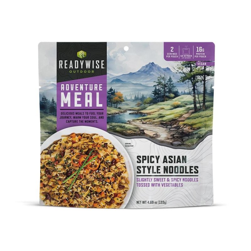 ReadyWise Spicy Asian Style Noodles Single Pack Ready-to-Eat