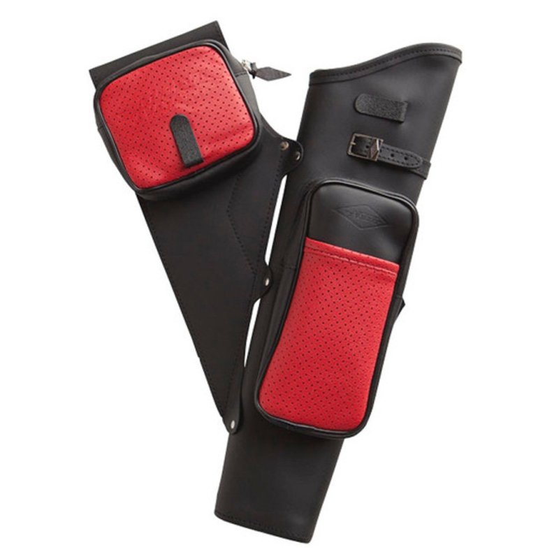 Neet NT-2100 Leather Target Quiver Black 19 Inch RH