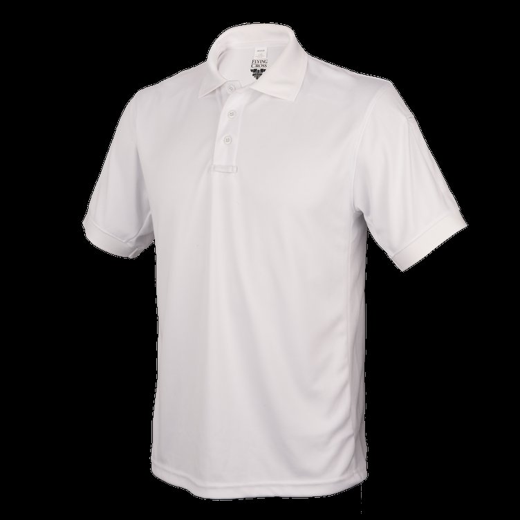 Flying Cross Short Sleeve Impact Polo Moisture-Wicking Navy