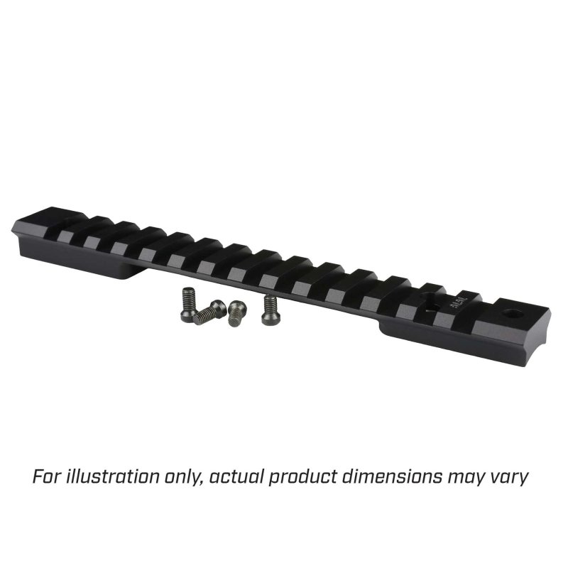 Warne Savage Tactical Rail 20 MOA Black Anodized Aluminum