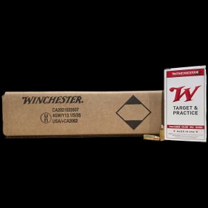 Winchester Ammo Target & Practice 9mm, 124gr FMJ, 500rd Case