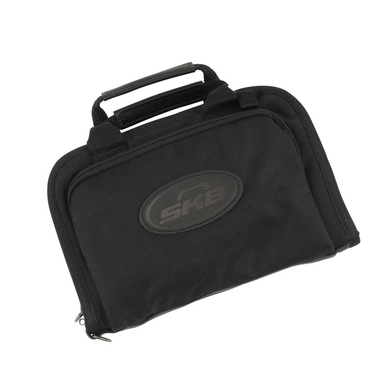 SKB Pistol Bag 4 Pack Black with Heavy-Duty Zippers, 10" Length