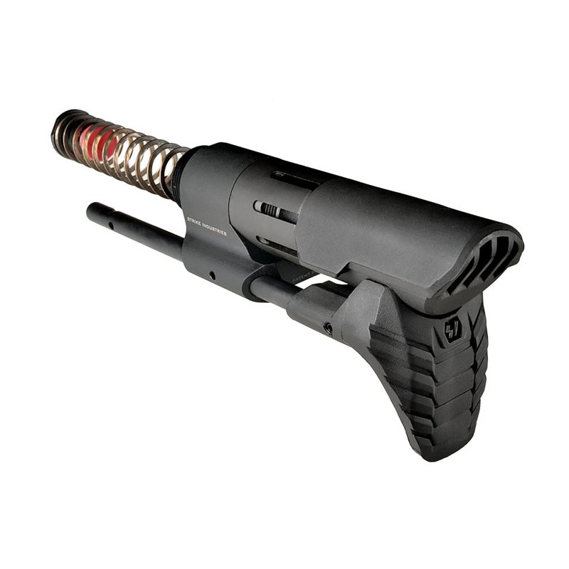Strike Industries SI-STRIKE-PDW-BK AR-15 PDW Stock, Black, 20.2 oz, 6061-T6