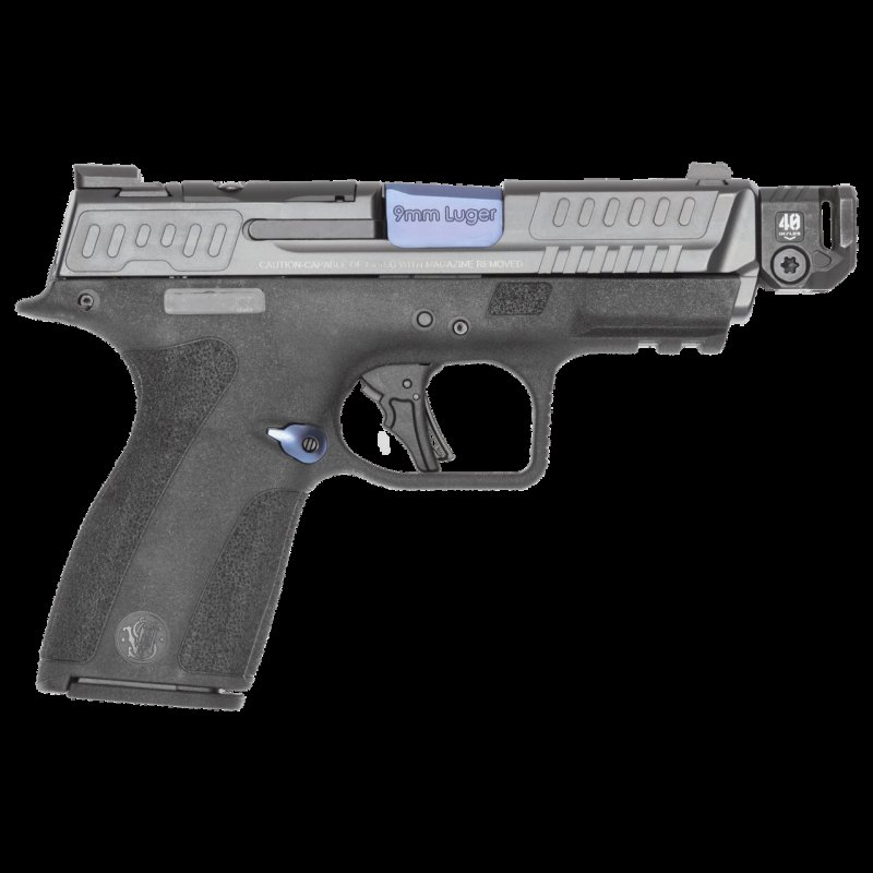 Smith and Wesson, Shield X, Performance Center, 4.1 Barrel with Compensator, 13 and 15 Round Magazines, 14802
