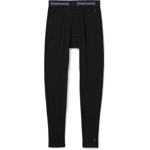 Smartwool SW016361001100L Men's Classic Thermal Merino Base layer Bottom, Black, Large
