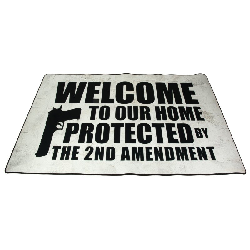TekMat TEK-42-2AMENDMENT-U Door Mat, 2nd Amendment, Black, 25"x42"