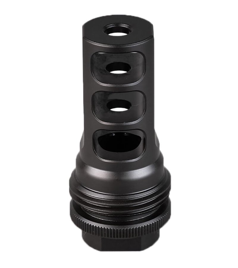 SilencerCo AC2631 ASR Muzzle Brake .458 Cal 3/4x24 Black Nitride