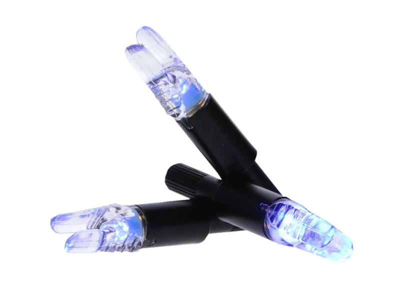 NAP NAPILLNBL6PK Thunderglo Blue Illuminated Nock 6 Pack