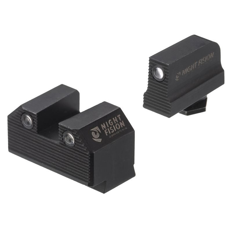 Night Fision GLK003290297ZGZG Co-Witness Tritium Sights G43/43X Black