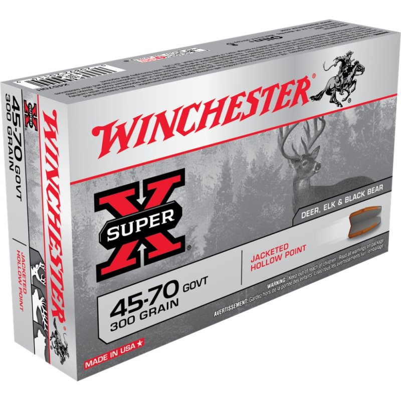 Winchester X4570H 45-70 Government 300gr JHP 20 Rounds Box