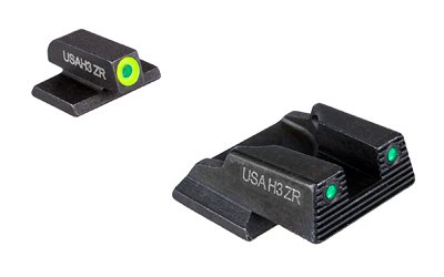 AmeriGlo Trooper Sight Set LumiGreen Tritium for S&W Bodyguard 2.0
