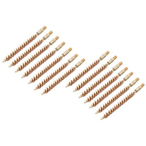 Brownells 22 Caliber Brass Rifle Brush 12 Pack Premium