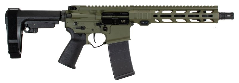 Alex Pro P130OD APF 5.56 Pistol 10.5" ODG M-Lok, Nitride Barrel, SBA3 Brace