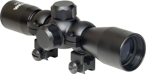 Hatsan HA90504 Optima 4x32C Compact Scope Mil-Dot w/ Rings Black