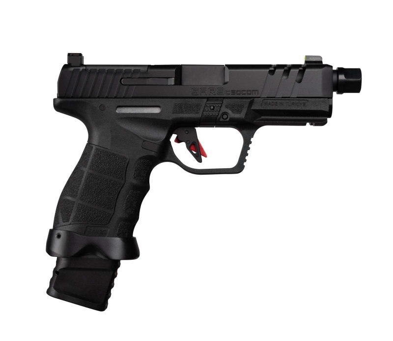 SAR USA SAR9CSOCOMBL 9mm Luger 15+1/21+1 SOCOM Compact Striker Fire