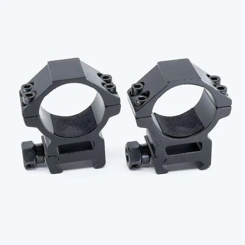Riton Optics RT-M 1B Medium Rings 1 Inch Matte Black 6061-T6 Aluminum