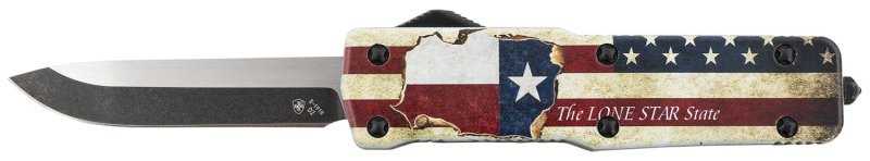 Templar SZTX321 3" OTF D2 Blade Knife Red/White/Blue Handle