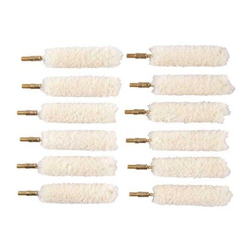 Brownells Wool Bore Mop 44-45 Caliber 12 Pack