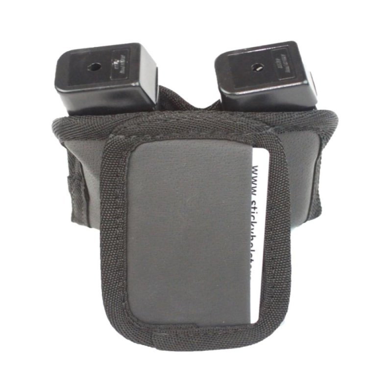 Sticky Holsters DSMP Dual Mag Pouch Black/Green Cordura/Foam