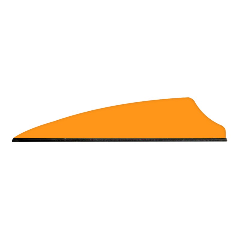 Q2i Fusion X-II Vanes Neon Orange 2.1" Shield Cut 100pk Q05044