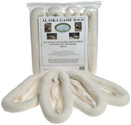 Alaska Game Bags MEC460 60 Ft Rolled Quarter 4-Pack Breathable Washable