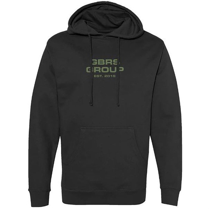 GBRS Group PO-BLKGRN-INS25-L Instructor Hoodie Large Black