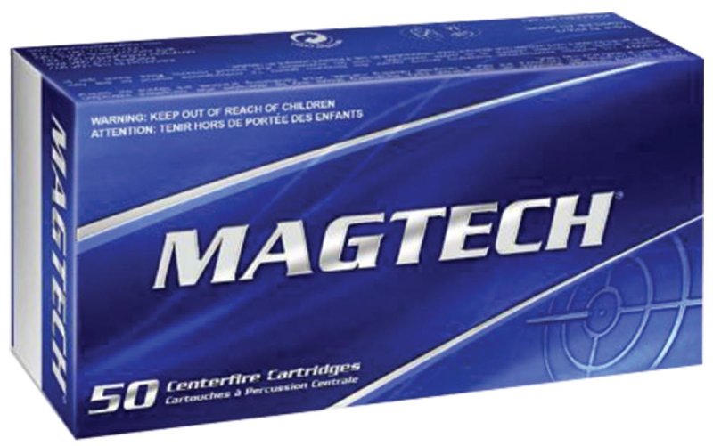 Magtech 40A .40 S&W 180gr JHP Ammo 50 Rounds 990 FPS Brass Casing