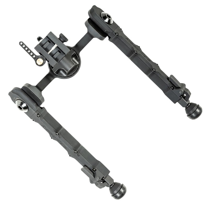 Accu-Tac FCSRBG200 FC-5 G2 Bipod, Black Aluminum, 6"-10.6" Adjustment