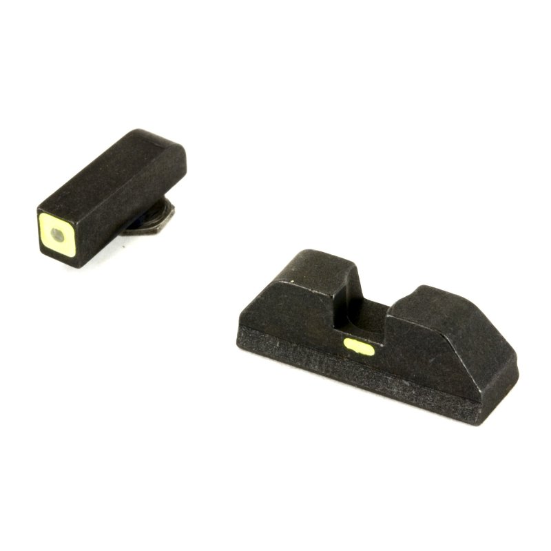 AmeriGlo GL614 CAP Sight Set Glock Green Tritium LumiGreen Outline