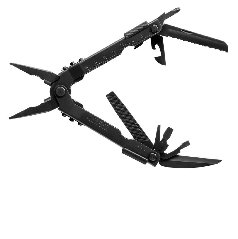Gerber 07550N Multi-Plier 600, 15 Tools, Black, Nylon Sheath, 9 oz