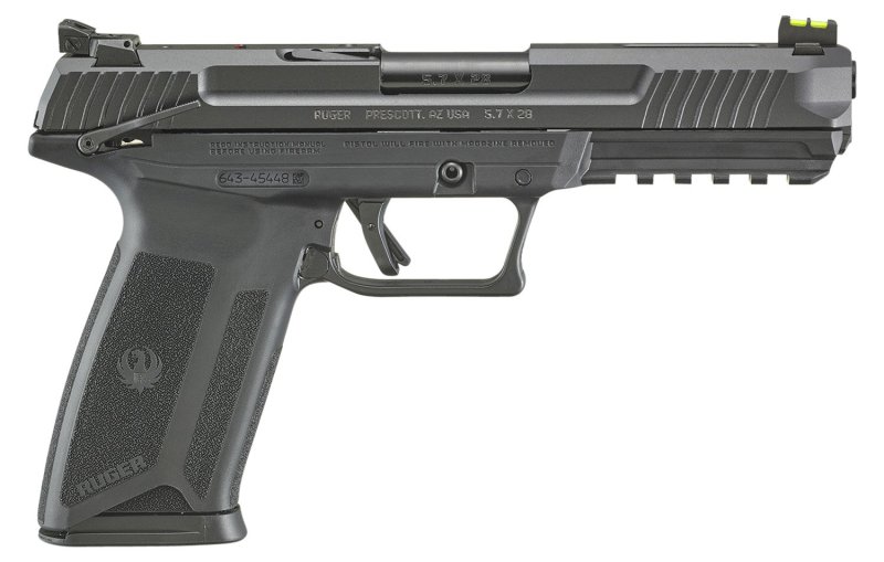 Ruger 57 5.7x28mm 4.94 In 20rd Ambi-Safety Striker-Fired