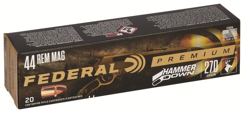 Federal Premium HammerDown 44 Rem Magnum 270gr Bonded Soft Point