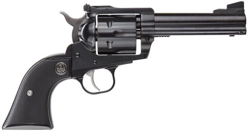 Ruger 0306 Blackhawk 357 Mag Blued Alloy Steel 4.62" Barrel & 6rd Cylinder Checkered Hard Rubber Grip Ramp Front/ Adjustable Rear