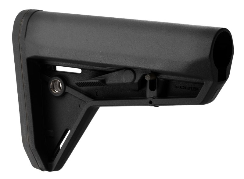 Magpul MAG347-BLK MOE SL Carbine Stock Black Mil-Spec AR-15 Polymer