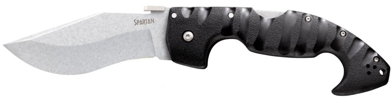 GSM Outdoors Cold Steel Spartan CS-21ST 4.5 In AUS-10A Black Griv-Ex