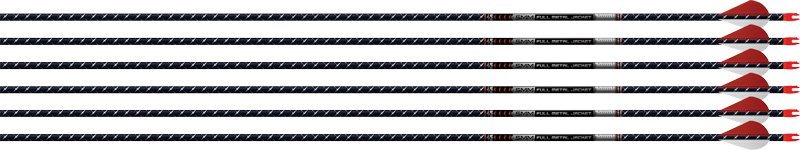 Easton 417843 5mm Full Metal Jacket Arrows 500 Blazer Vanes 6pk