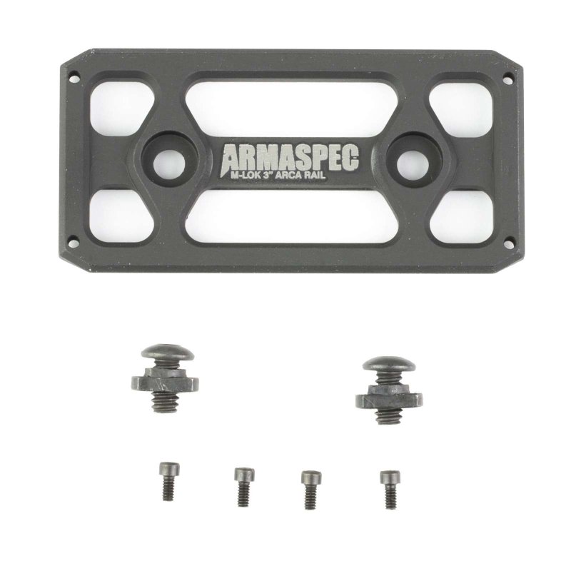 Armaspec M-LOK To ARCA Rail 3" Blk ARM621-3