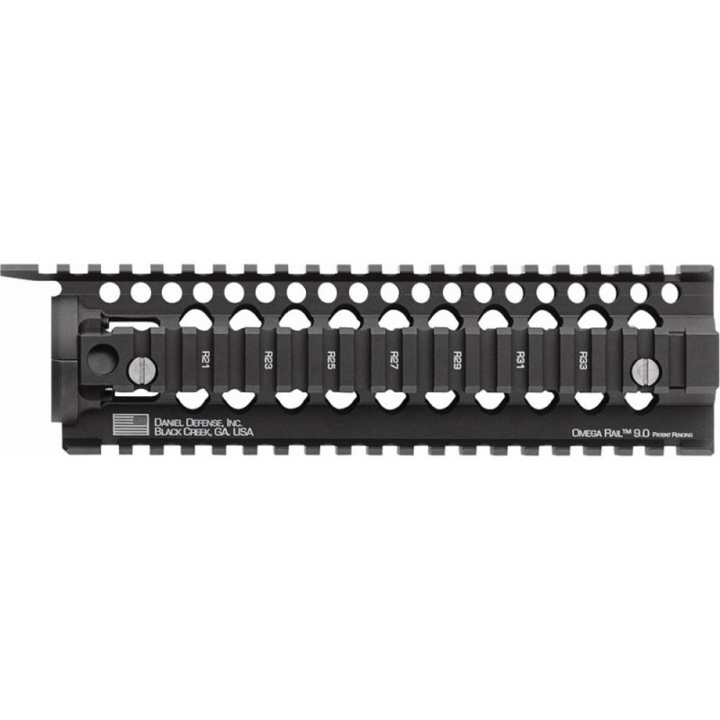 Daniel Defense 01-005-10002 Omega Rail 9.0" AR Mid-Length Free Float Black
