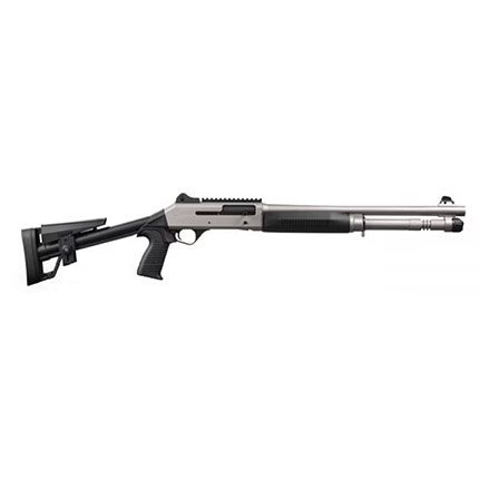 Panzer Arms M4 Marine PAM4MTSFSS 12ga Semi Auto 18.5" Nickel Finish