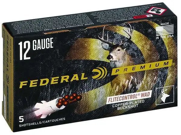 Federal Premium Ammunition PFC154 00 Buck 12 Gauge 2.75 In 9 Pellets