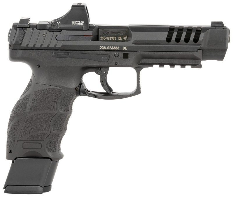 HK 81000877 VP9L SCS 9mm Luger 20+1 5" Black Polygonal Rifled Barrel...