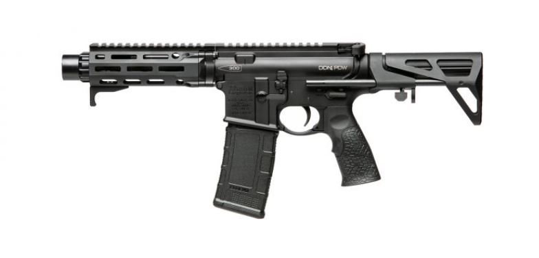 Daniel Defense 02-088-22220-047 DDM4 PDW SBR .300 BLK 7" Barrel Black
