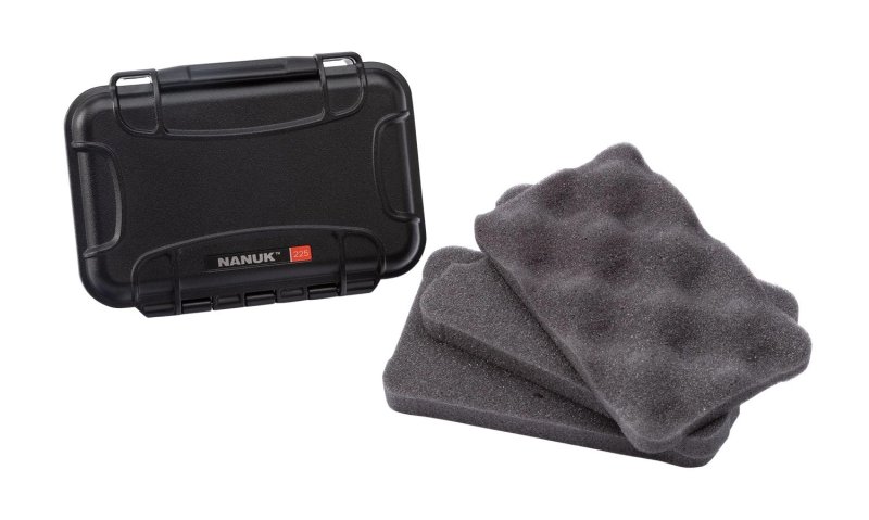 Nanuk 225S080BK0B0C1539 Broadhead Holder Black ABS Case Foam Insert