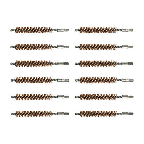 Brownells Double-Tuff Bronze Rifle Brush 8MM 12 Pack