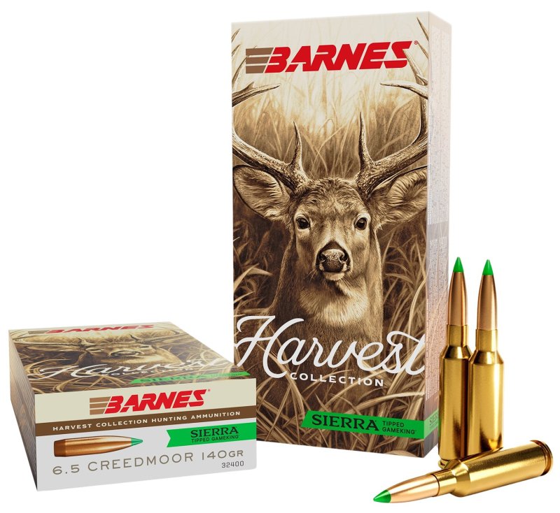 Barnes Bullets 32400 6.5 Creedmoor 140gr Sierra Tipped GameKing 20/Box