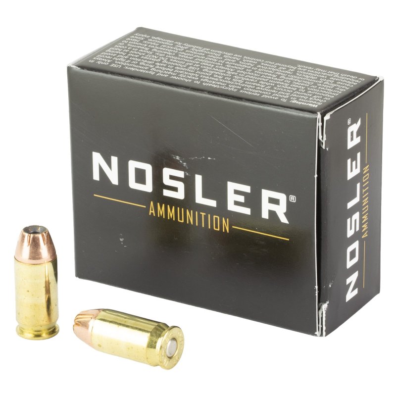 Nosler 51278 .45 ACP 185 Grain JHP Centerfire 20 Round Box